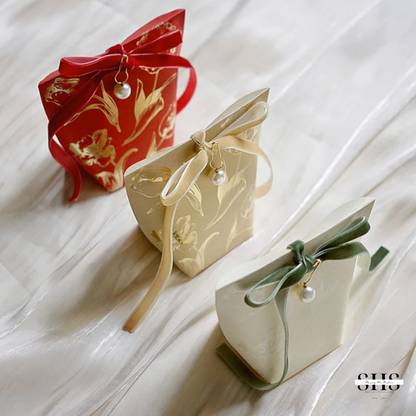 Foiled French Style Party Favor Boxes | Small | 2 Colors